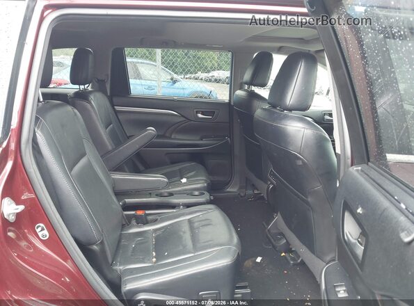 5TDDZRFH2HS474887 2017 TOYOTA HIGHLANDER Бордовый Вид наклейки с VIN-кодом