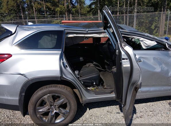 5TDDZRFH2KS920267 2019 TOYOTA HIGHLANDER Silver Вид наклейки з VIN-кодом