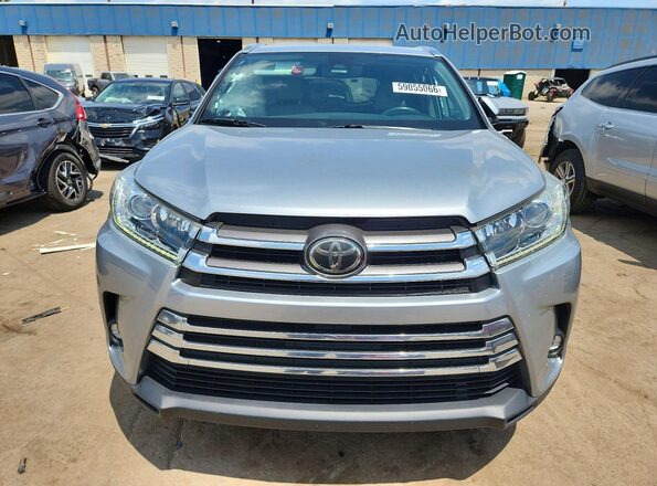 5TDDZRFH2KS927008 2019 TOYOTA HIGHLANDER Silver Front view