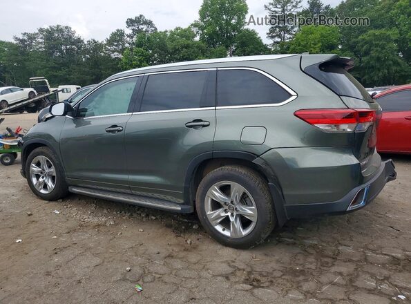 5TDDZRFH2KS940101 2019 TOYOTA HIGHLANDER Green Задня ліва чверть