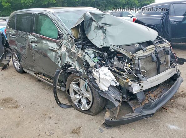 5TDDZRFH2KS940101 2019 TOYOTA HIGHLANDER Green Передня права чверть