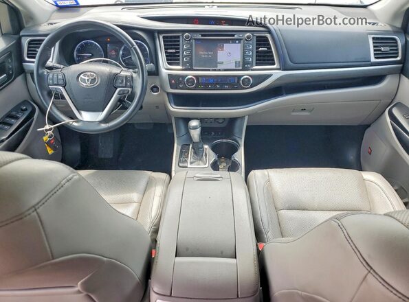 5TDDZRFH2KS950689 2019 TOYOTA HIGHLANDER White Dashboard view