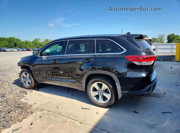 5TDDZRFH3HS389363 2017 TOYOTA HIGHLANDER Black Trasero izquierdo