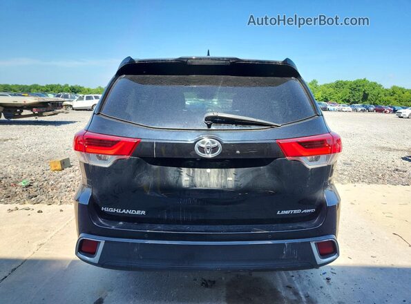 5TDDZRFH3HS389363 2017 TOYOTA HIGHLANDER Black Vista trasera