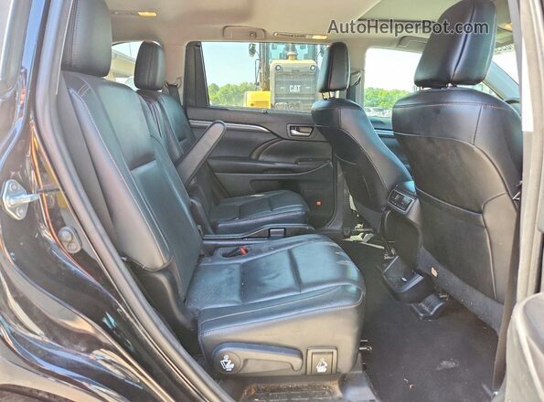 5TDDZRFH3HS389363 2017 TOYOTA HIGHLANDER Black Vista interior trasera