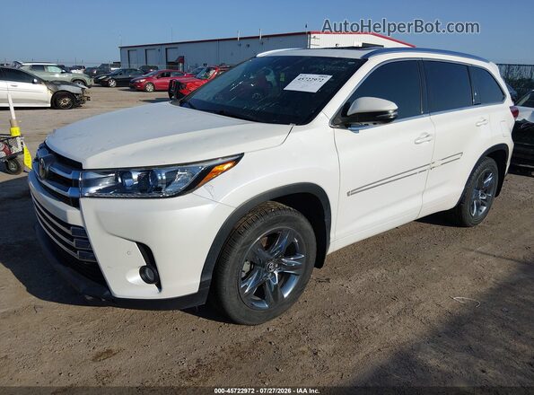 5TDDZRFH3JS880375 2018 TOYOTA HIGHLANDER White Przód lewy