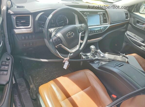 5TDDZRFH3JS882353 2018 TOYOTA HIGHLANDER White Vista del salpicadero