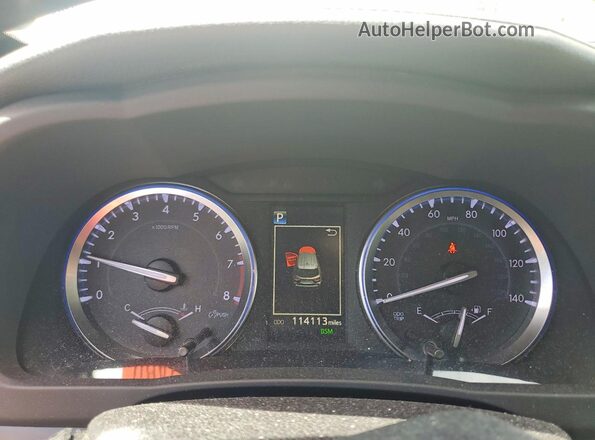 5TDDZRFH3JS882353 2018 TOYOTA HIGHLANDER White Vista del cuadro de instrumentos