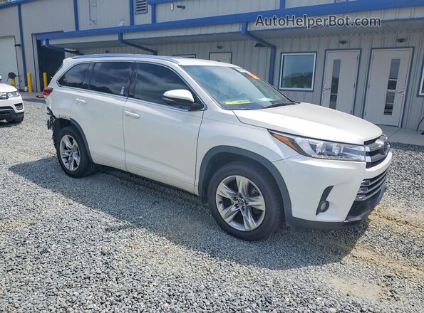 5TDDZRFH3JS882353 2018 TOYOTA HIGHLANDER White Delantero derecho