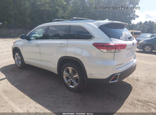 5TDDZRFH3JS894325 2018 TOYOTA HIGHLANDER White Задня ліва чверть