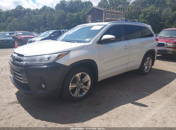5TDDZRFH3JS894325 2018 TOYOTA HIGHLANDER White Передня ліва чверть