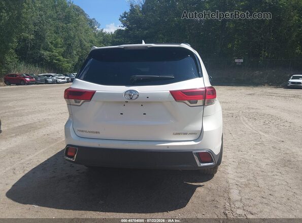 5TDDZRFH3JS894325 2018 TOYOTA HIGHLANDER White 