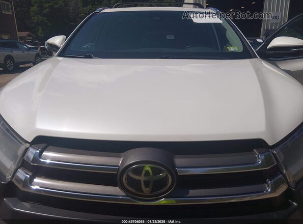 5TDDZRFH3JS894325 2018 TOYOTA HIGHLANDER White Вид спереду