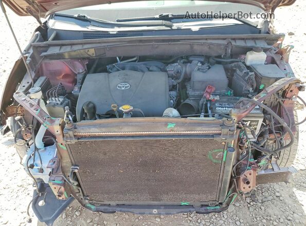 5TDDZRFH4HS363175 2017 TOYOTA HIGHLANDER Бордовый Вид подкапотного пространства