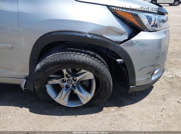 5TDDZRFH4HS397326 2017 TOYOTA HIGHLANDER Gray Vista frontal