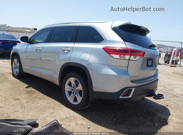 5TDDZRFH4HS397326 2017 TOYOTA HIGHLANDER Gray Trasero izquierdo