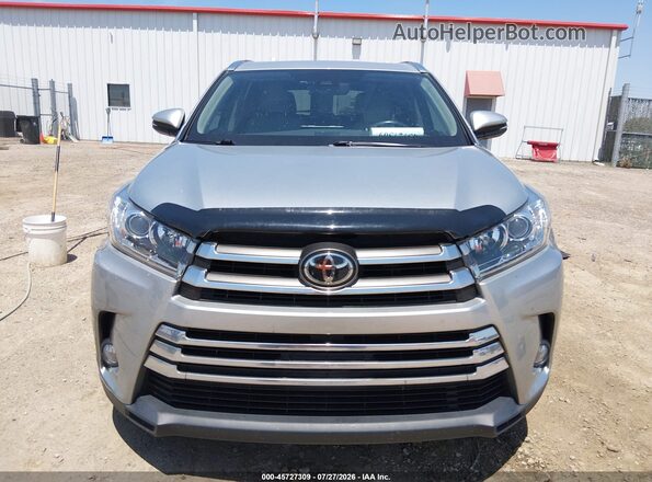 5TDDZRFH4HS397326 2017 TOYOTA HIGHLANDER Gray Vista del cuadro de instrumentos
