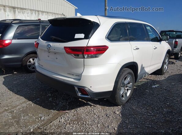 5TDDZRFH4HS410253 2017 TOYOTA HIGHLANDER White Trasero derecho