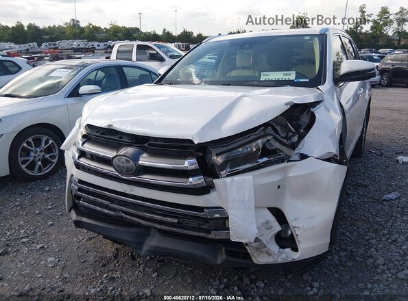 5TDDZRFH4HS410253 2017 TOYOTA HIGHLANDER White Vista frontal