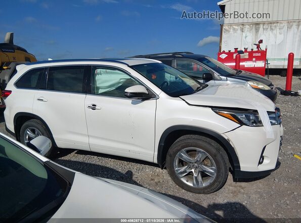 5TDDZRFH4HS410253 2017 TOYOTA HIGHLANDER White Vista interior trasera