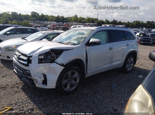 5TDDZRFH4HS410253 2017 TOYOTA HIGHLANDER White Vista interior de 360 grados