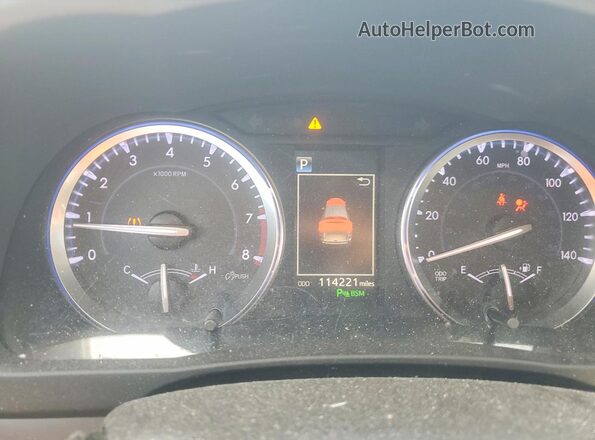 5TDDZRFH4HS453121 2017 TOYOTA HIGHLANDER Blue Vista del cuadro de instrumentos
