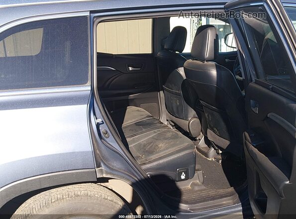5TDDZRFH4JS828074 2018 TOYOTA HIGHLANDER Gray Vista de la etiqueta del VIN