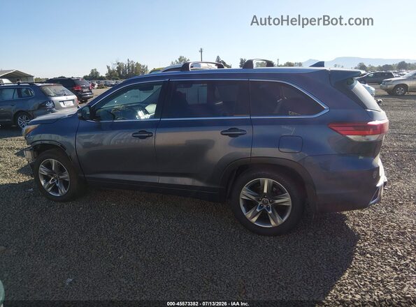 5TDDZRFH4JS828074 2018 TOYOTA HIGHLANDER Gray 