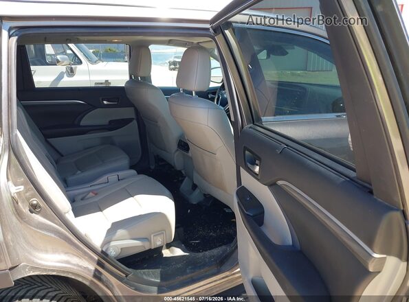 5TDDZRFH4JS910628 2018 TOYOTA HIGHLANDER Gray Vista de la etiqueta del VIN