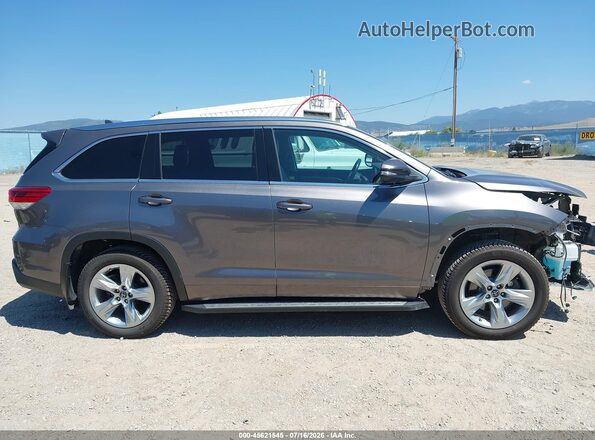 5TDDZRFH4JS910628 2018 TOYOTA HIGHLANDER Gray Vista interior de 360 grados