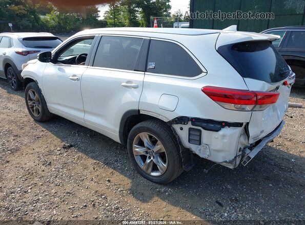5TDDZRFH4KS980194 2019 TOYOTA HIGHLANDER White Հետևի ձախ