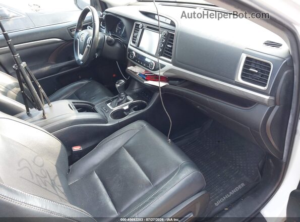 5TDDZRFH4KS980194 2019 TOYOTA HIGHLANDER White Սալոնի դիմացի տեսք