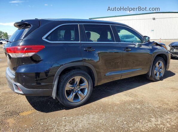 5TDDZRFH4KS981412 2019 TOYOTA HIGHLANDER Black Задня права чверть