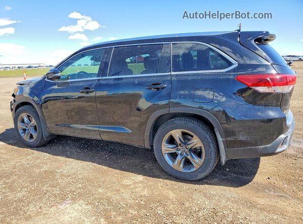 5TDDZRFH4KS981412 2019 TOYOTA HIGHLANDER Black Задня ліва чверть