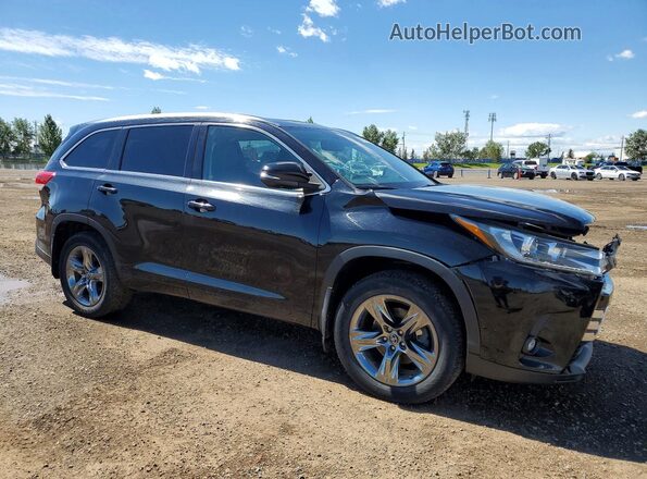 5TDDZRFH4KS981412 2019 TOYOTA HIGHLANDER Black Передня права чверть