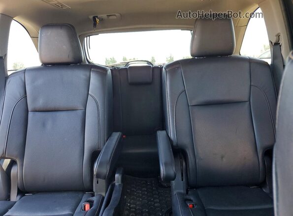 5TDDZRFH4KS981412 2019 TOYOTA HIGHLANDER Black Вид задніх сидінь