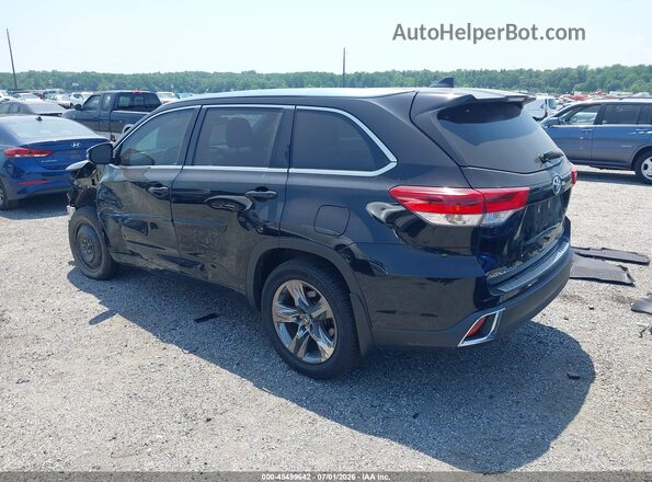 5TDDZRFH5JS858457 2018 TOYOTA HIGHLANDER Black Trasero izquierdo