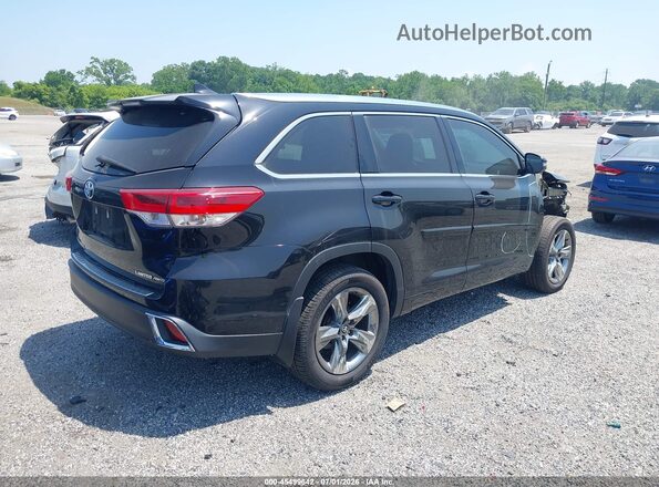 5TDDZRFH5JS858457 2018 TOYOTA HIGHLANDER Black Trasero derecho