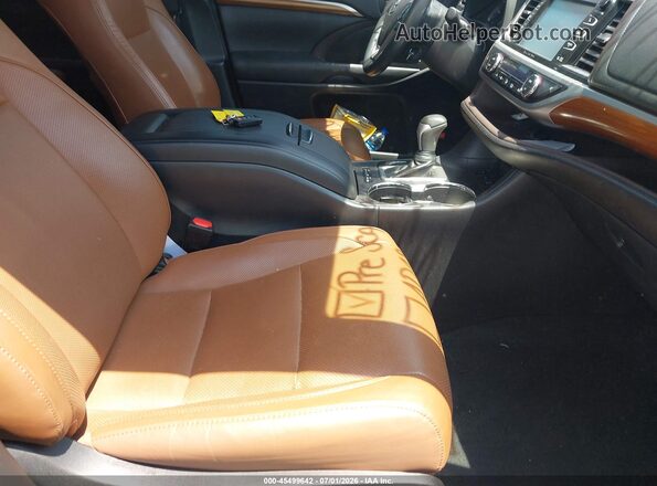 5TDDZRFH5JS858457 2018 TOYOTA HIGHLANDER Black Vista interior delantera