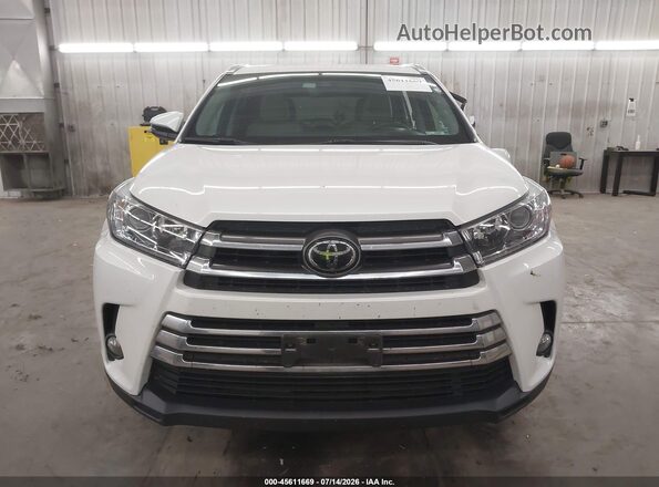 5TDDZRFH6HS420167 2017 TOYOTA HIGHLANDER White Widok zestawu wskaźników