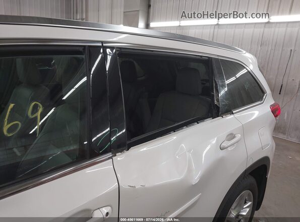 5TDDZRFH6HS420167 2017 TOYOTA HIGHLANDER White 