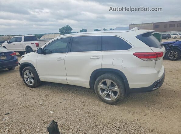 5TDDZRFH6HS465545 2017 TOYOTA HIGHLANDER White Tył lewy