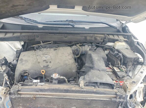 5TDDZRFH6HS465545 2017 TOYOTA HIGHLANDER White Widok komory silnika