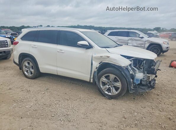 5TDDZRFH6HS465545 2017 TOYOTA HIGHLANDER White Przód prawy
