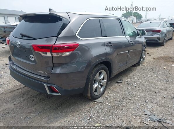 5TDDZRFH6HS480367 2017 TOYOTA HIGHLANDER Gray Հետևի աջ