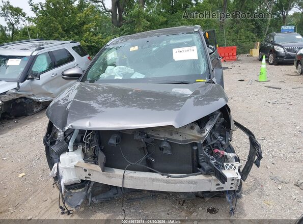 5TDDZRFH6HS480367 2017 TOYOTA HIGHLANDER Gray Սալոնի հետևի տեսք