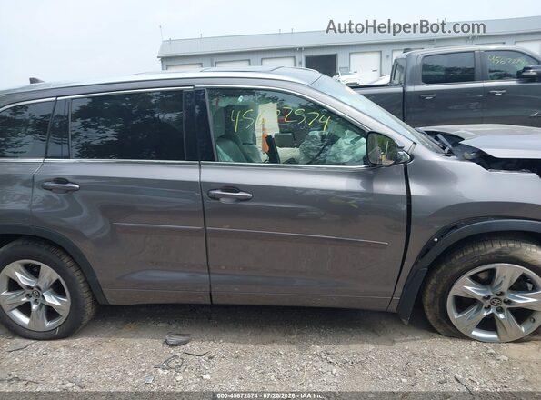 5TDDZRFH6HS480367 2017 TOYOTA HIGHLANDER Gray Սալոնի 360 աստիճան տեսք