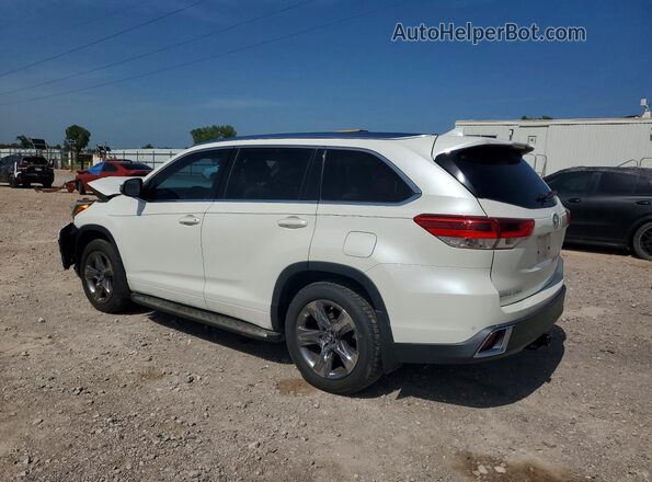 5TDDZRFH6JS861805 2018 TOYOTA HIGHLANDER White Trasero izquierdo