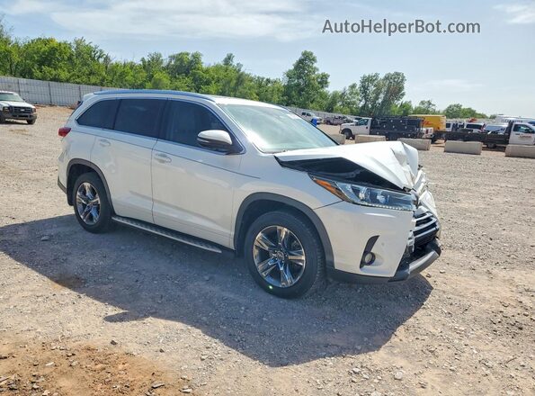 5TDDZRFH6JS861805 2018 TOYOTA HIGHLANDER White Delantero derecho