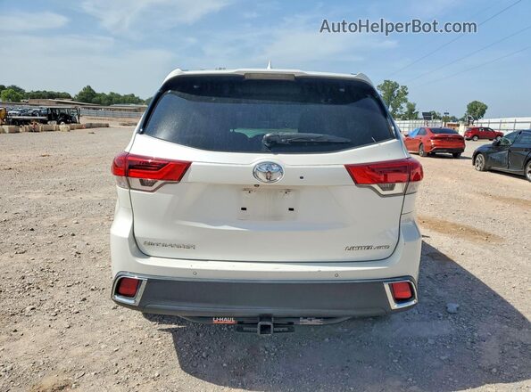 5TDDZRFH6JS861805 2018 TOYOTA HIGHLANDER White Vista trasera